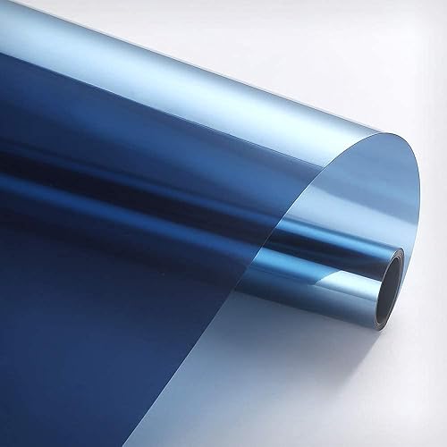 Miniatura 10 de BDF 1SIL - Película de privacidad diurna no adhesiva unidireccional para ventana de privacidad diurna de adherencia estática, color plateado, 35.4