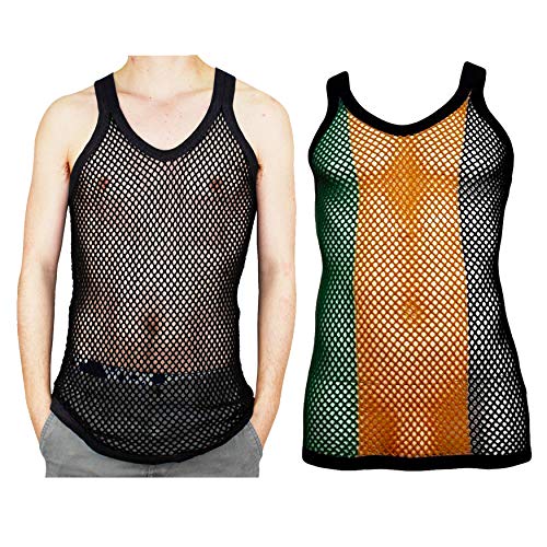 Gilet en résille rasta Itzu mailles de coton aérées et extensibles x2