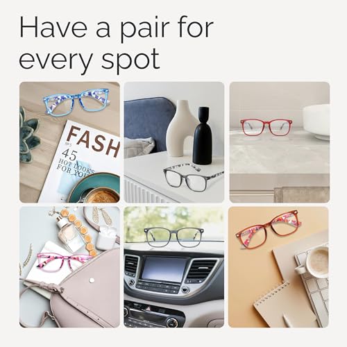 Image of CCVOO Reading Glasses for Women /Men, Eyeglasses, Blue Light Readers for Women /Men, Computer Eye Glasses, Cheaters