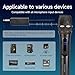 Wireless Karaoke Microphone dynamic Mic Up160ft range handheld plug-and-play design rechargeable Compatible with karaoke machines and PA systems Ideal for party、church Singing and other scenarios
