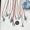 Cusstally Charm jewelry Natural Grade A Jadeite Jade Donut Necklace, Natural Burmese Jadeite Tiny Donut Pendant,Simple Jade Necklace, Small Jade Disc Necklace,Adjustable #4