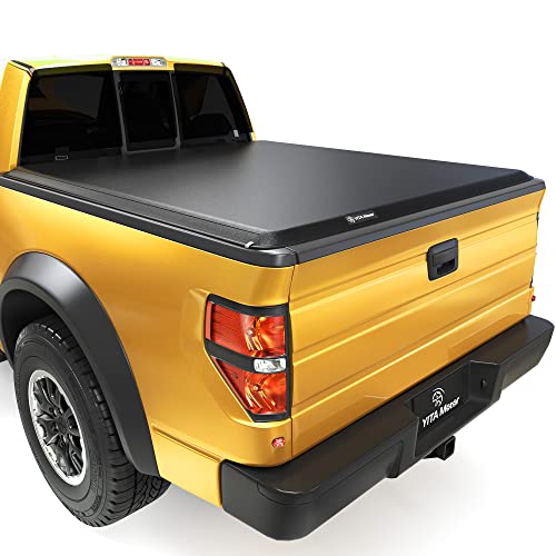 YITAMOTOR Soft Roll Up Truck Bed Tonneau Cover Compatible with 1999-2016 Ford F-250 F-350 F250 F350 Super Duty, Styleside 6.75 ft Bed