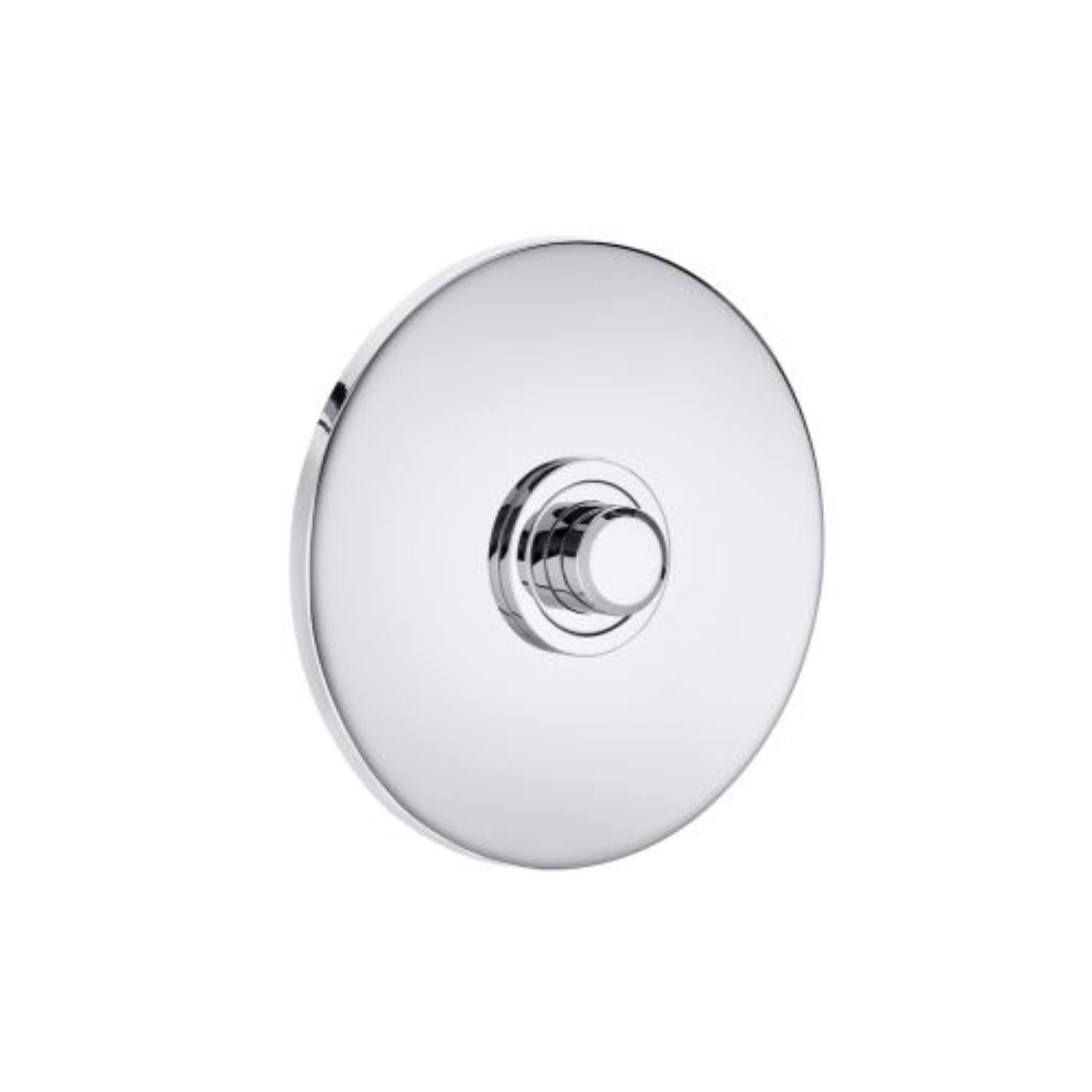 Roca Kit Roseton Fluxor WC Aqualine en chrome éclatant pour une finition sanitaire haut de gamme