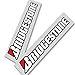 ! Bridgestone Texte Négatif Couleur Sponsor Graphique Stickers Stickers X 2 Medium