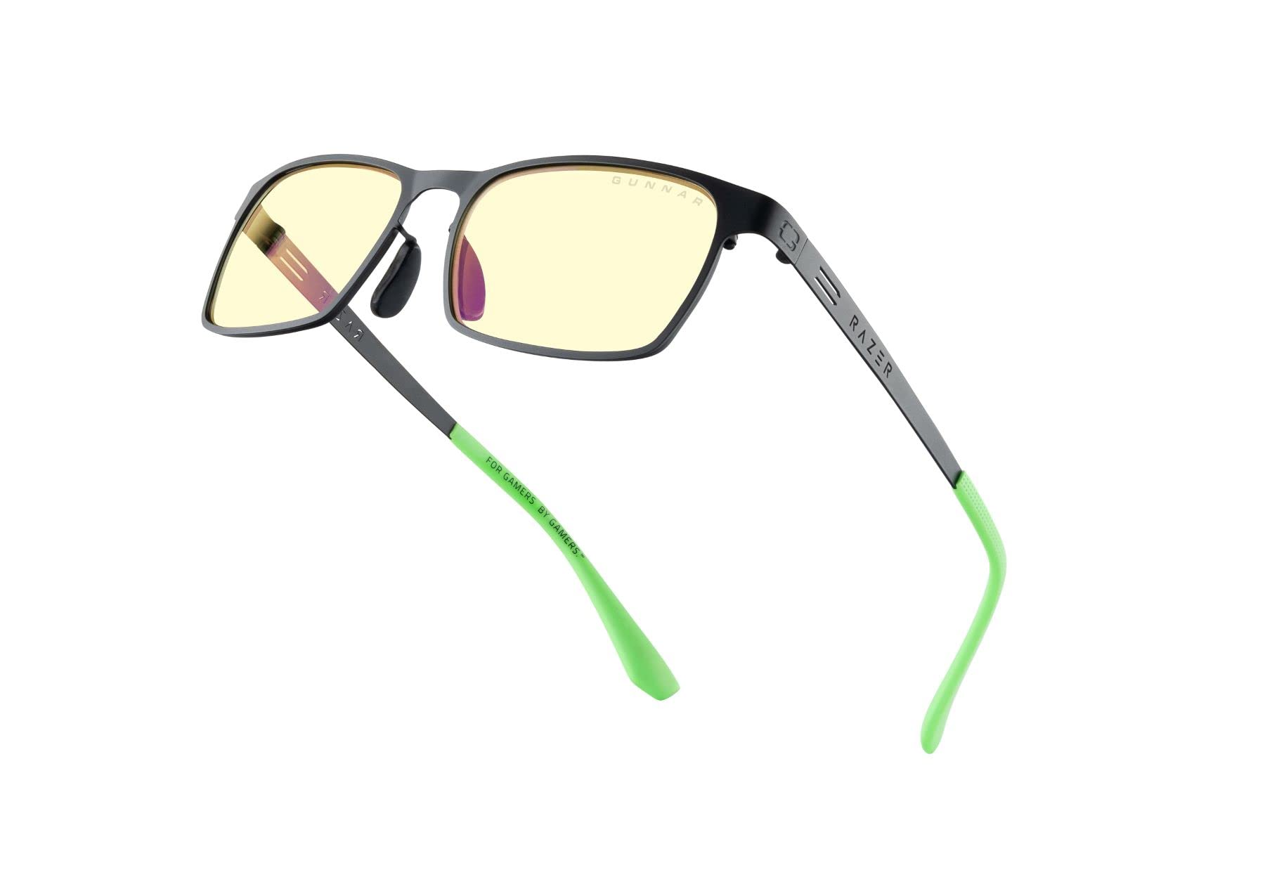 Gunnar Gaming- und Computerbrille - Razer FPS - Blaulichtfilter Brille, Premium Blaufilter, UV-Schutz,