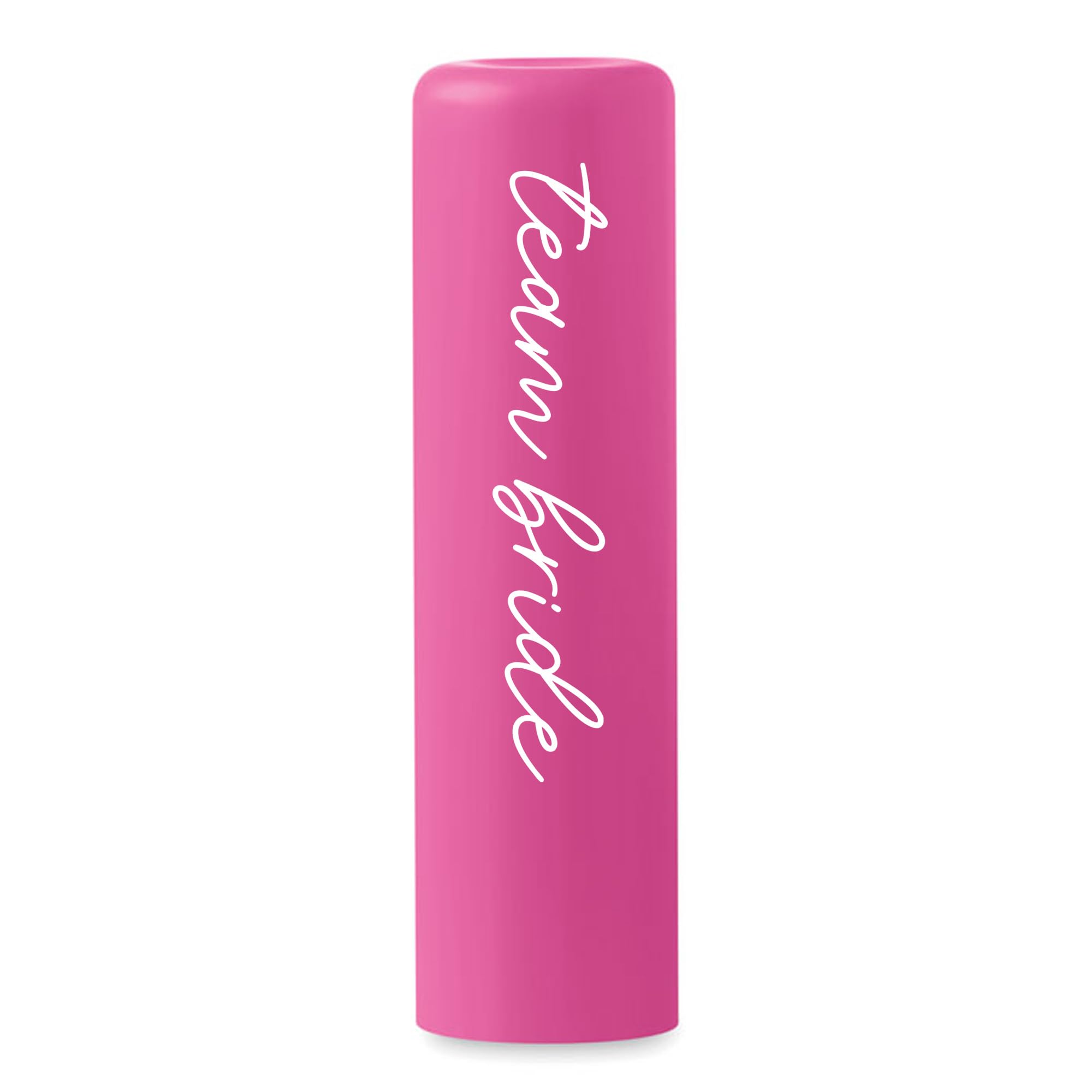 eBuyGB Team Bride Lip Balm, Pink & White Themed Hen Do, Hen Party Favours, Bachelorette Accessories, Bridal Party Bag Filler, Lip Balm Bride to Be (Pink - Team Bride)