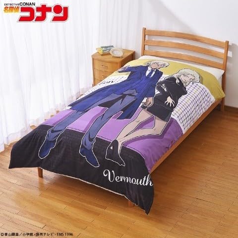名探偵コナン掛け布団カバー【新品、未使用】シングルロング Amazon｜コナン バーボン×ベルモット 掛けふとんカバー シングル