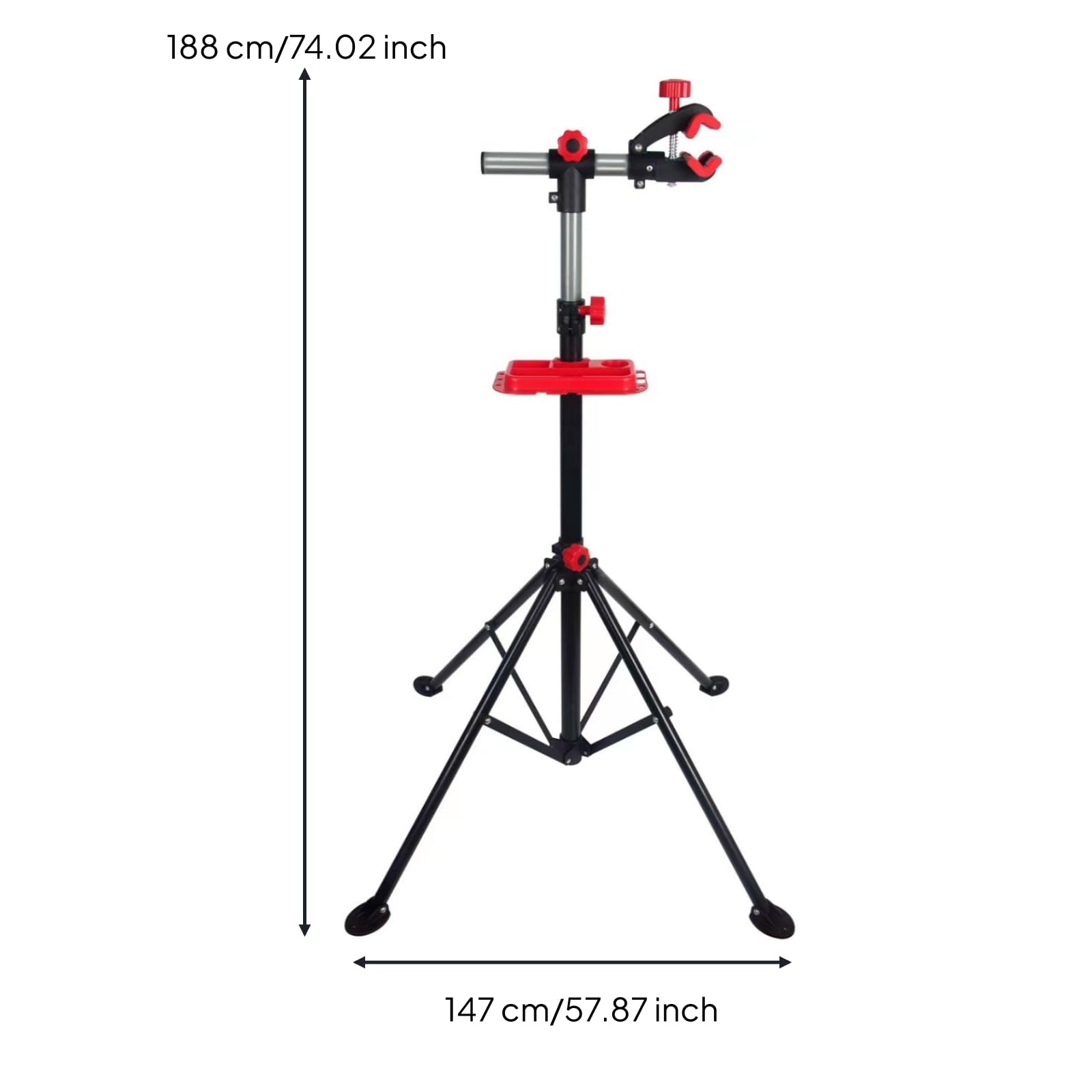 Bicicleta con Banja Estable Reparación con Base Triangular, Resisn, para Garaje
