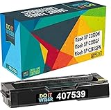 Do it Wiser Compatible Toner Cartridge Replacement for Ricoh SP C250DN Ricoh SP C250SF | 407539 (Black)