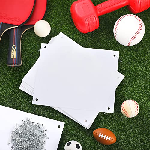 image for Lyrow Blank Running Numbers with Safety Pins for Marathon Competition 