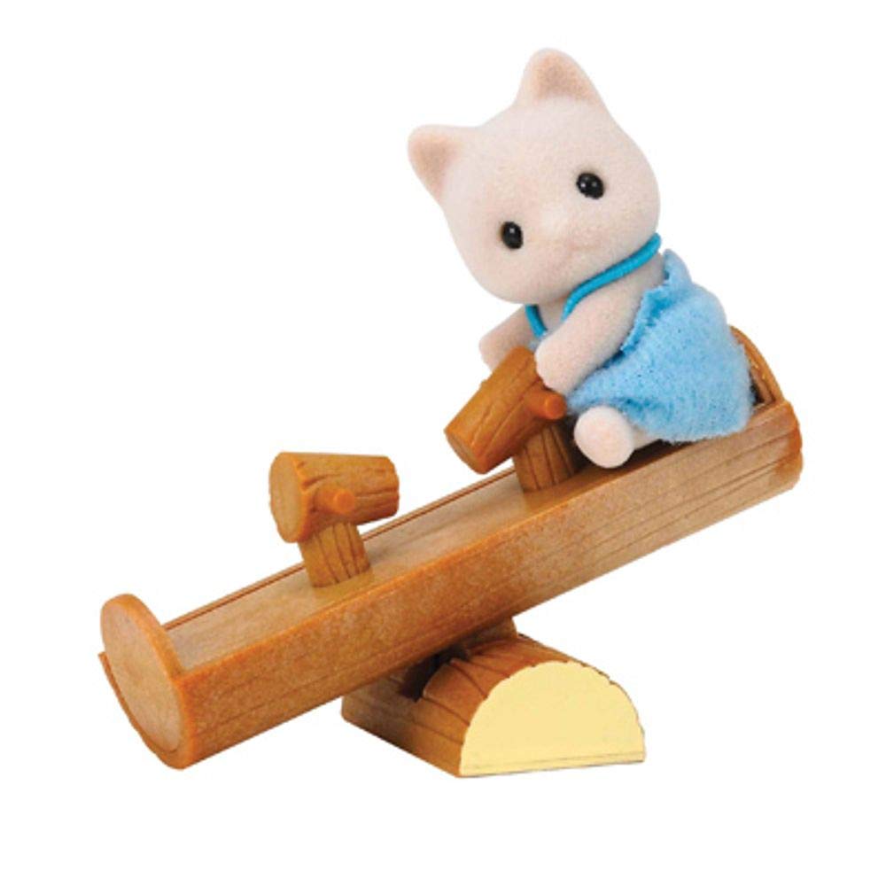 Sylvanian Families: Cat Baby with See-Saw (4560)