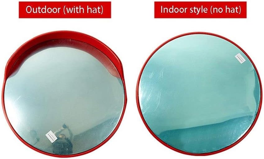 Large Angle Outdoor Dead Corner Mirror, School Community Traffic Mirror, Shatterproof Convex Safety Mirror, Indoor and Outdoor Anti-Theft Mirror/45cm