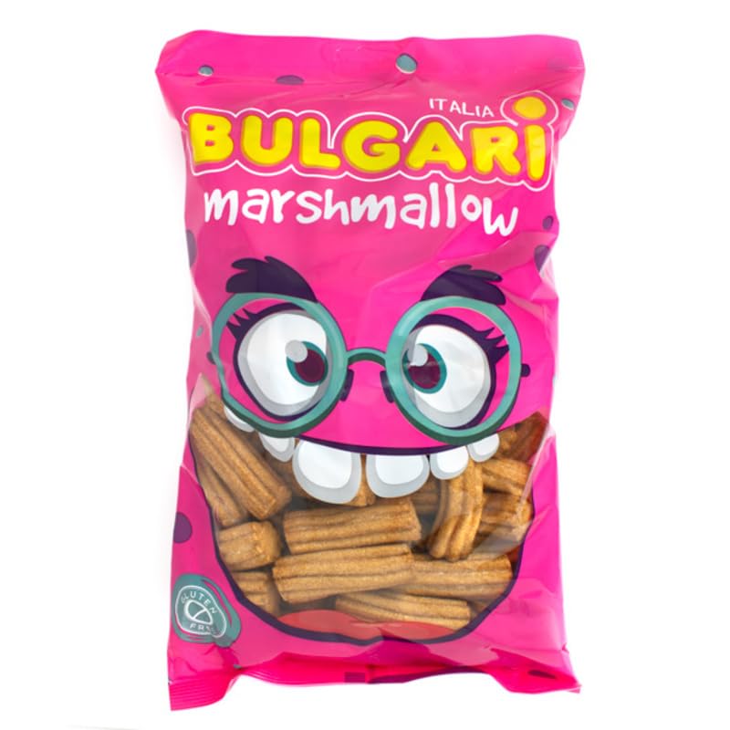 Nubes Marshmallow de Golosina Suaves – Formas Variadas – Bolsa Granel Ideal para Fiestas, Piñatas y Regalos (Churros)