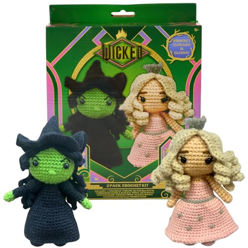 Innovative Designs Wicked Crochet Kit for Beginners, DIY Crochet Kits