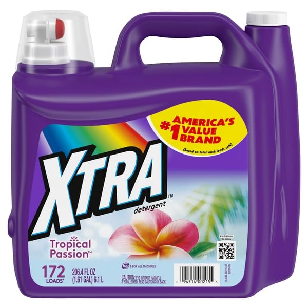 Xtra 206.4 fl. oz. Tropical Passion Liquid Laundry Detergent (172-Loads) 215