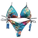 ❤ Ideale Wahl - Dieses Jahr sind Bikini Set im absoluten Trend und sind der Eyecatcher am Strand. Ob im Paradies oder am Pool, die Badeanzug deckt Sie stilvoll ab. Es ist der neueste Stil in dieser Saison, , nicht nur verbessern Sie Ihre Büste Kurven, aber keine Gefahr des Durchschauen.