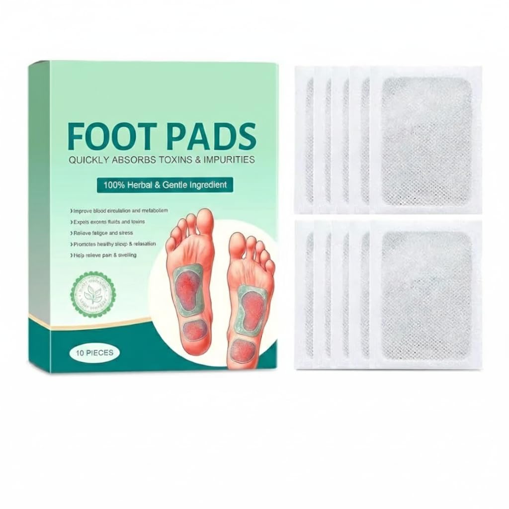 Foot patch Herbal And Gentle Ingredient Detox Foot Pads (10 PC)-image-28