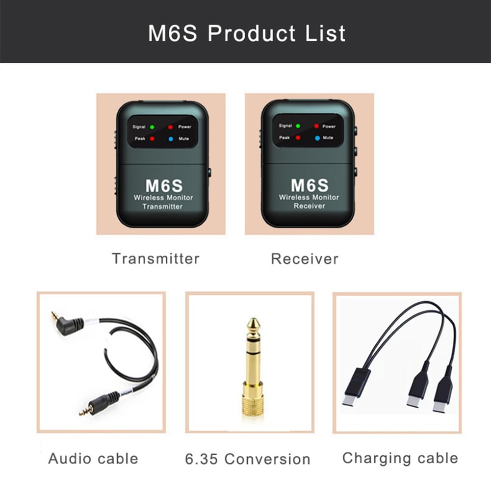 Système de Moniteur Intra-Auriculaire sans 2,4 G IEM sans avec Émetteur-Récepteur Appairage Automatique Moniteur Intra-Auriculaire Professionnel