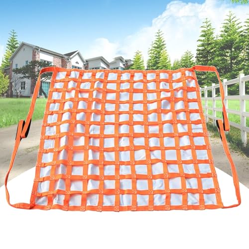 Filet de levage de cargaison en polyester robuste mailles 10cm pour boîtes lourdes