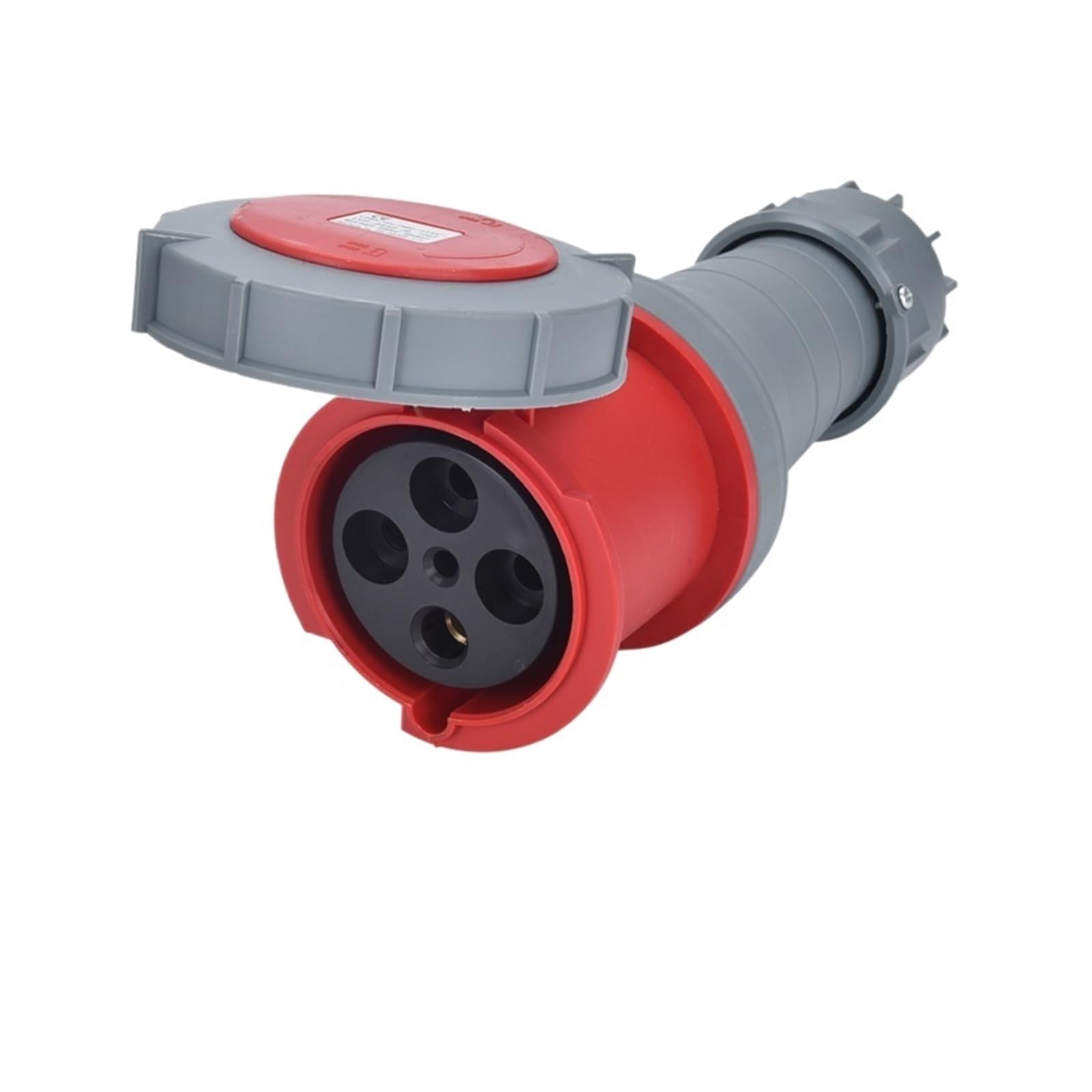 MUYTQAERG IP67 Industrial Waterproof Plug Connector 63A/125A 3P 4P 5P Surface Panel Mount Socket Electrical(Connector4P 125A)
