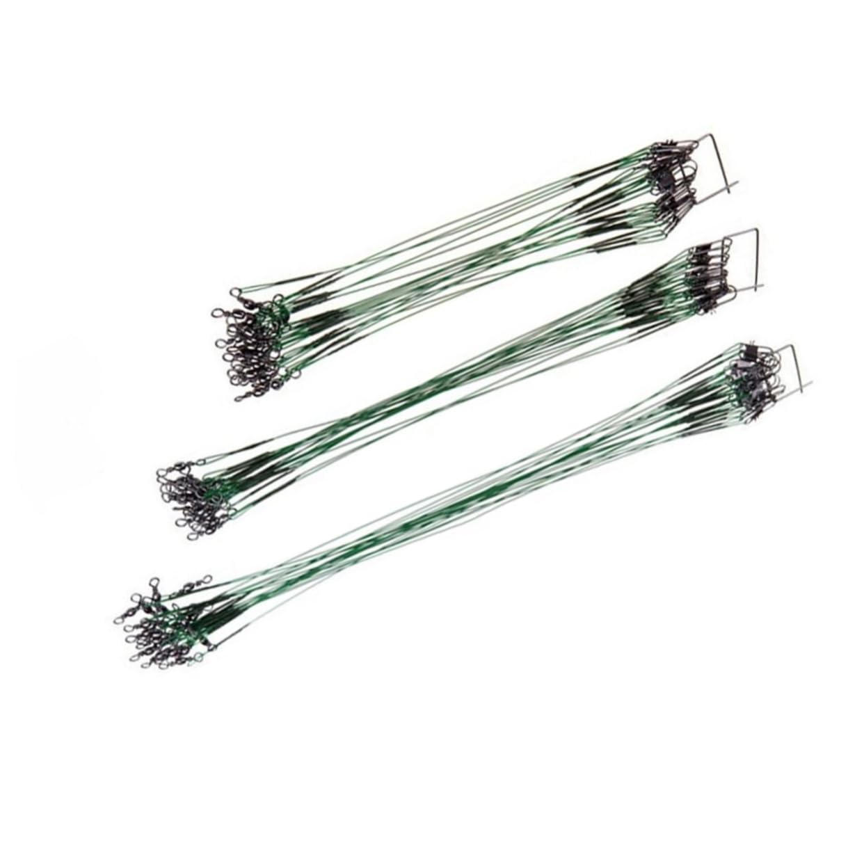 BESPORTBLE - Fishing Wire Cable 60pcs Fishing Line Connectors 15cm/20cm/25cm Jigging Line for Saltwater/Freshwater