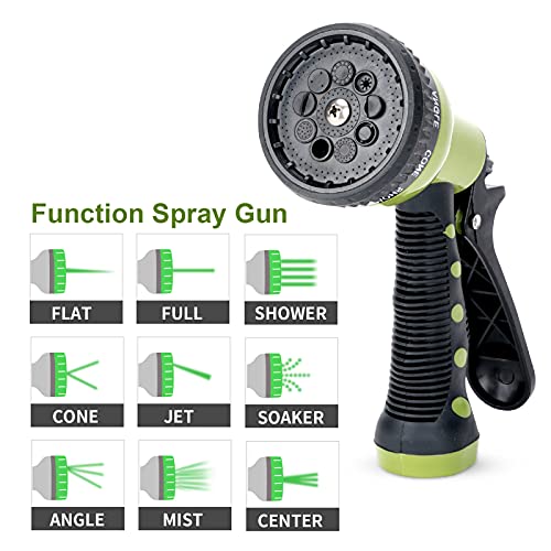 G Good Gain Retractable Garden Hose Reel,9 Function Sprayer Gun, 65+6 1/2 Ft Hose, Wall Mounted Hose Reel Any Length Lock/180 Degree Pivot,Watering Solution For Backyard,Garden,Car Washing #TOP4