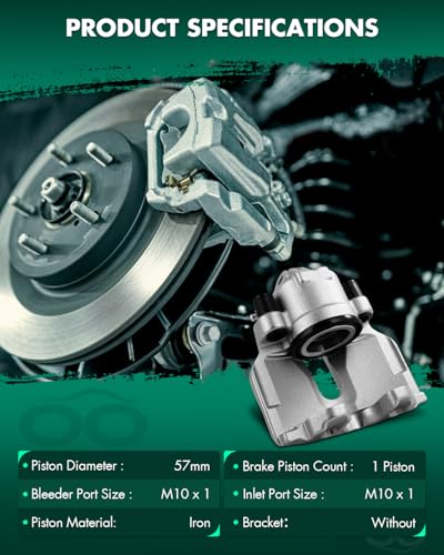 Image of SCITOO 19-1817 Front Right Disc Brake Caliper Assembly Without Bracket For Audi For A4 /For A4 Quattro /For A6 /For A6 Quattro /For S4 /For S6,For Volkswagen For Passat
