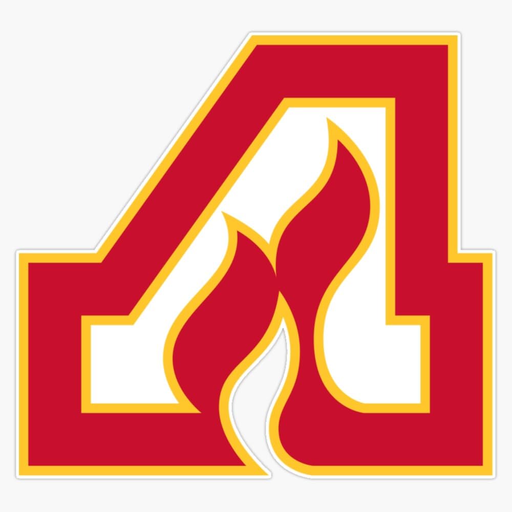 Magnet Atlanta Flames Logo Magnet Vinyl Decal Sticker 5