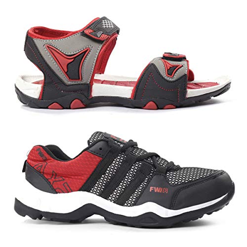 Sports Shoes + Floaters Footwear Combo