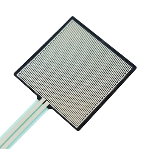Image of ROBOWAY 2Pcs FSR406 Force Sensor - Square 38.1mm Pressure Sensor | Ultra-Thin Force-Sensing Resistor | High Sensitivity Touch and Pressure Detection (Pack of 2)