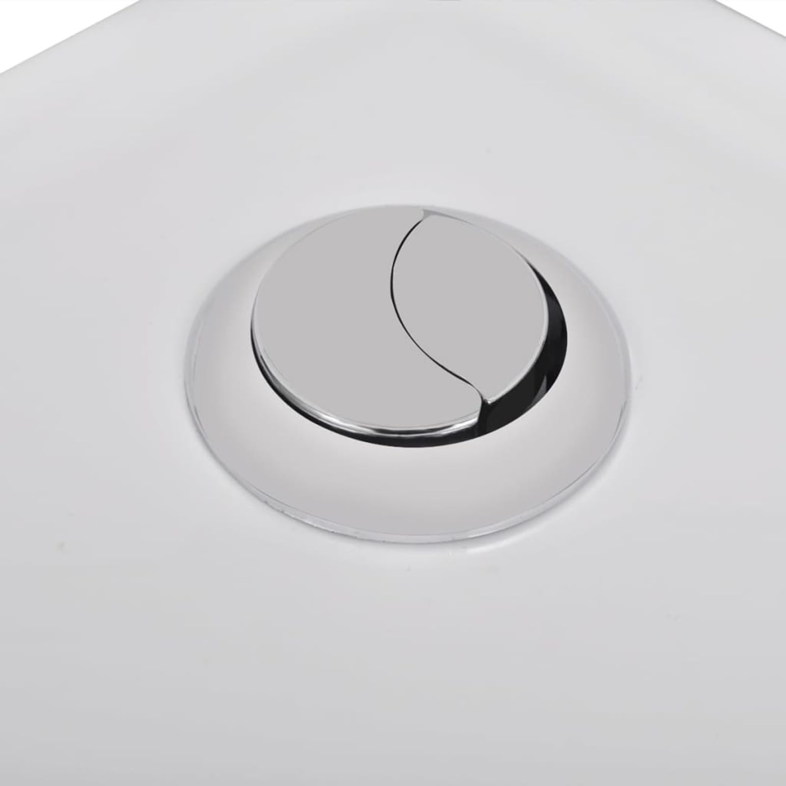 Homgoday WC in ceramica, WC compatto a pavimento WC con meccanismo a doppio scarico WC WC ad angolo in ceramica bianca