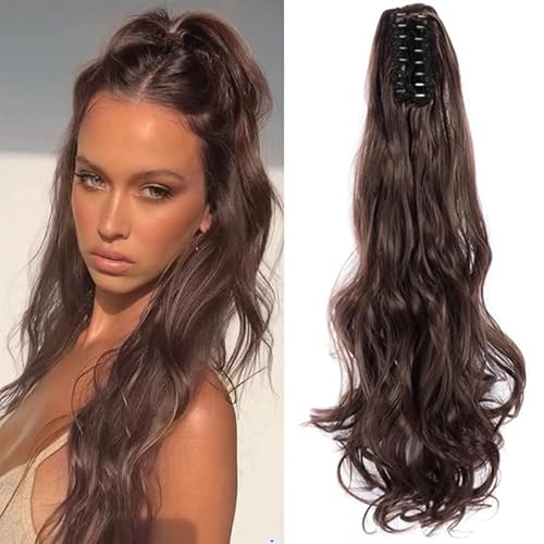 Ponytail Extension,Wave Wig,Claw Clip Wave Ponytail Hair For Women Daily Use Party