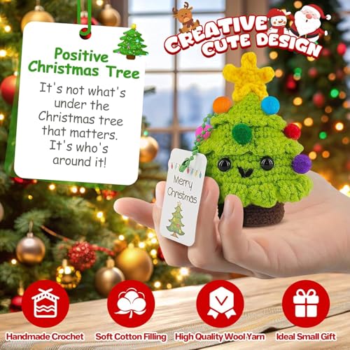 4pcschristmashandmadecrochetdollwithemotionasupportcardchristmasknittedencouragementdollgiftforchristmaspartyornamentdecorationschristmastreesantadeerandsnowman Urban Country Home Decor 4pcs christmas handmade crochet doll with emotiona support card christmas knitted encouragement doll gift for christmas party ornament decorationschristmas treesantadeer and snowman urban country home decor