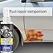 Rust Remover Spray for Metal,Heavy Duty Metal Cleaner,Multipurpose Rust Stain Remover,Tools, Cars, Chains, Iron Out Rust Stain Remover (1PCS)