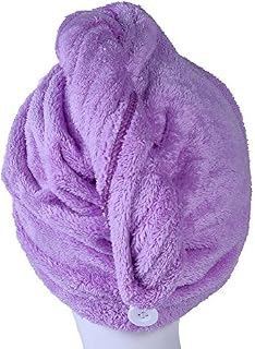 YYXR Microfiber Hair Drying Towel Ultra Absorbent Twist Hair Turban Drying Cap Hair