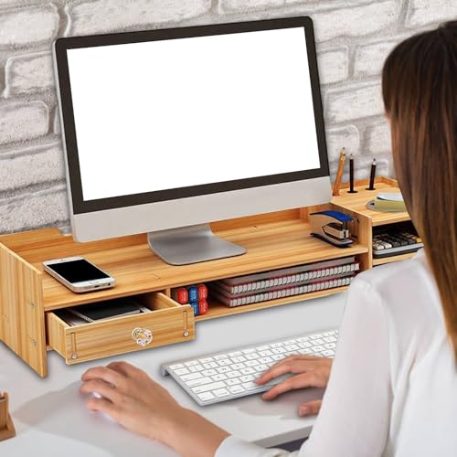 Support bureau surchélévateur écran pour clavier et imprimante - 6