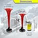GAMPRO 12V 135db Air Horn, Dual Trumpet Air Horn with Compressor, Super Loud Powerful Train Sound Shiny for Any 12V Vehicles Trucks Lorrys Trains Boats Cars Van