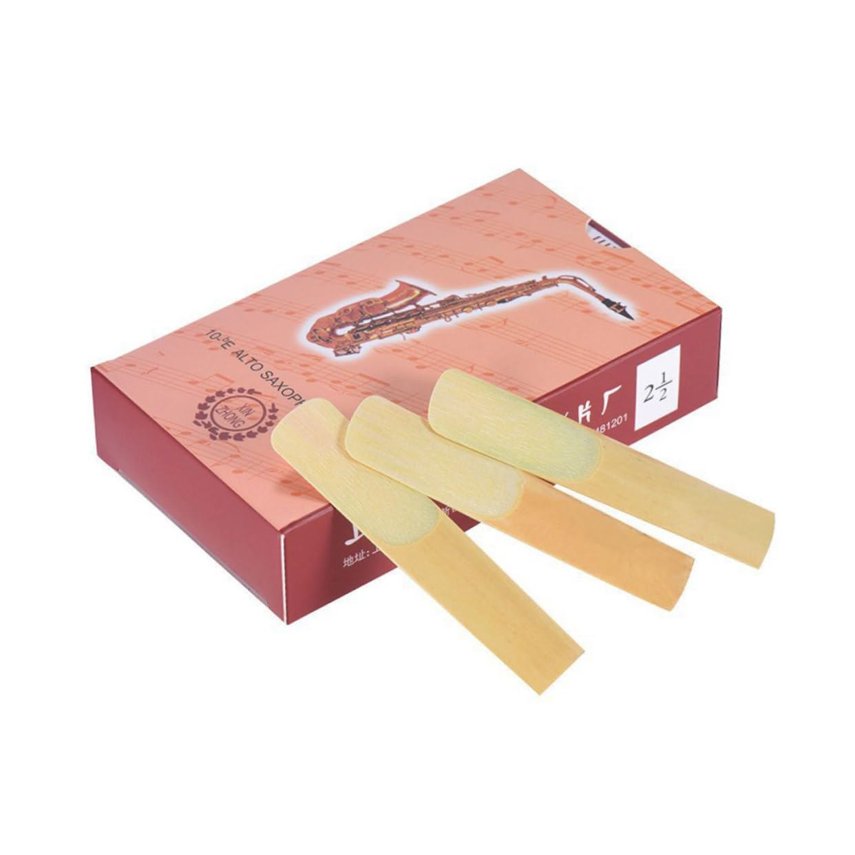 BESTonZON 50piezas Cañas Para Saxofón Soprano Accesorios De Instrumento Musical Repuestos Duraderos Hechos Mano Para Principiantes y Profesionales