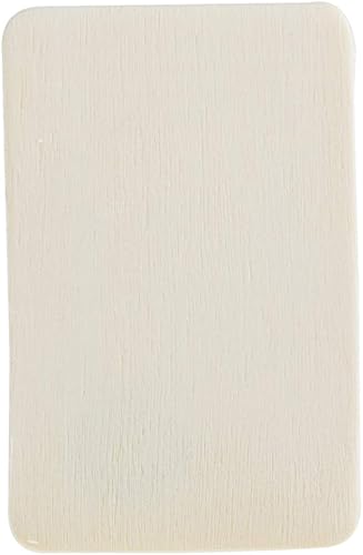 Miniatura 3 de Darice Forma rectangular de pastel 50 piezas  La madera clara sin terminar es fácil de pintar teñir y adornar perfecta para proyectos de arte y