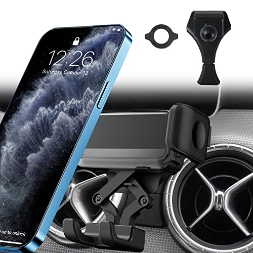 Ruiya Soporte para teléfono móvil Compatible con Mercedes Clase A W176 CLA C117 An 2013-2018, para Coche W176 Accesorios de ventilación para el Coche Soporte para teléfono móvil Manos Libres 360° Cover