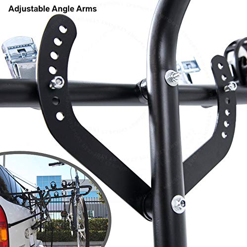 LT Sport Car Bike Rack 3 Bicycle Carrier Rear Trunk Mount Holder for SUV Mini-Van Wagon - Thumbnail 2