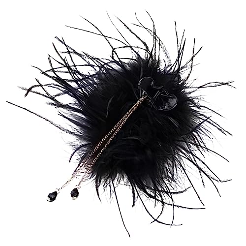 DEARMAMY Accesorios de las pieles de la garra clip de garra esponjosa pinzas de garra para pelo corto Clip de garra para cabello grueso pinza para el cabello tela