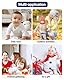 Baby Winter Overall mit Kapuze, Strampler Schneeanzug Jungen Mädchen Langarm Jumpsuit Warm Outfits Geschenk 6-9 Monate