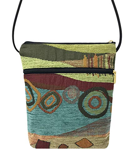 Danny K. Women's Tapestry Bella Purse Crossbody Handbag, Adjustable Cord, Handmade in USA2