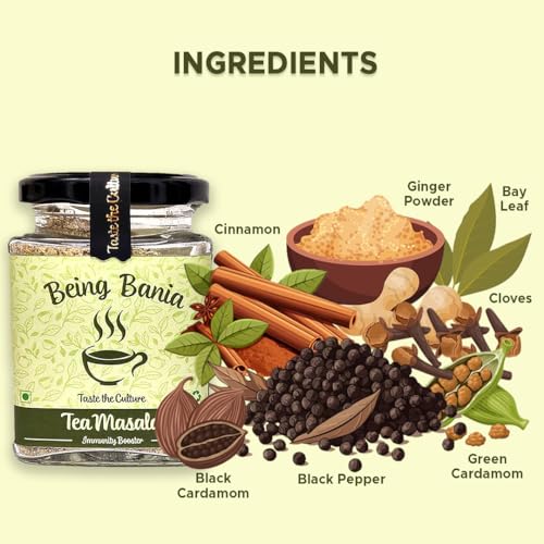 Image of Tea Masala Powder for Authentic Masala Chai | 7+ Spices | Immunity Booster & Taste Enhancer