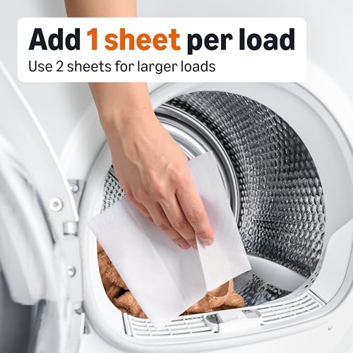 Image of Amazon Basics Dryer Sheets Laundry Fabric Softener, Original Scent, Reduces Static, Fights Wrinkles, 160 Count