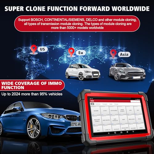 LAUNCH X431 IMMO Elite 2024 Complete Key Programming Tool with X-PROG3 Programmer, ECU Clone/Match, All System Bi-Directional Tool,CANFD&DOIP, 39+ Services,2 Yrs Free Update,Same as IMMO Plus