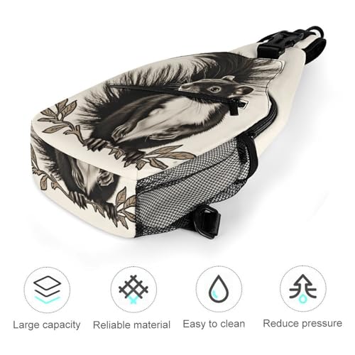 Bolso crossbody deportivo para mujer y hombre 38x20 cm miniatura 5