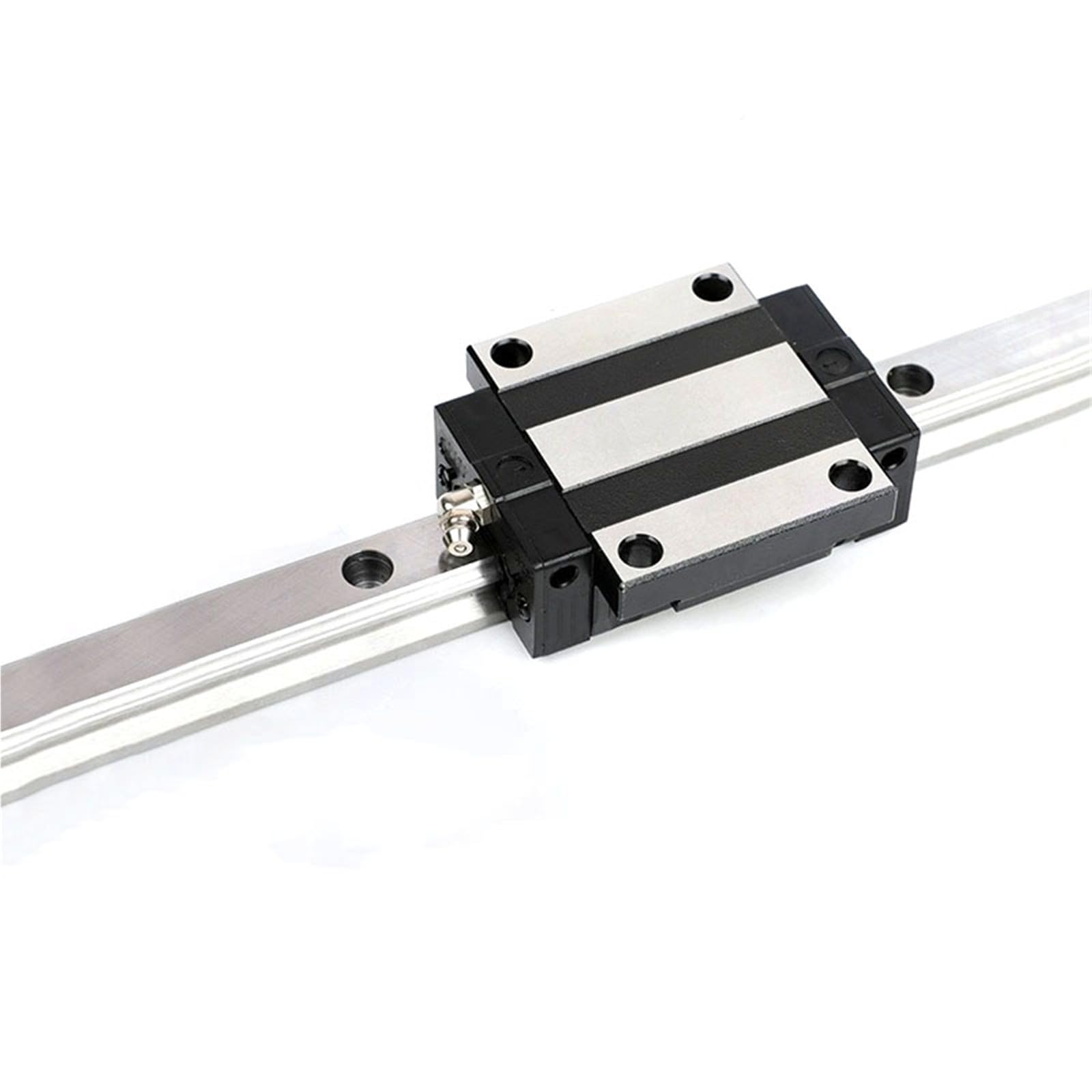 GTPBAO Rail de guidage de mouvement linéaire HGR20 de 20mm de largeur, bloc coulissant HGW20CC, rail de guidage linéaire for fraiseuses CNC rail de chargement(550mm 21.65" long)