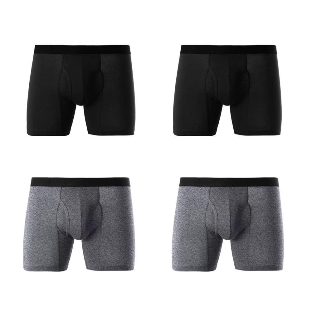 Men's Ice Silk Underwear Breathable Soft Ultra-Thin Mesh Boxer Briefs